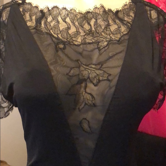 Vintage Rare Victoria’s secret blk lacy jumpsuit S - Picture 4 of 7